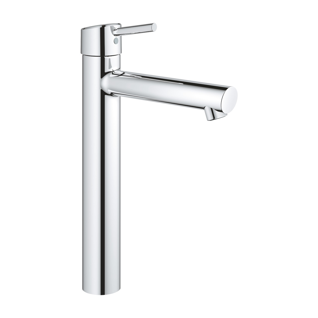GROHE Concetto Miscelatore Monocomando per Lavabo a Bacinella XL, Finitura Cromo Lucido, Aeratore Regolabile