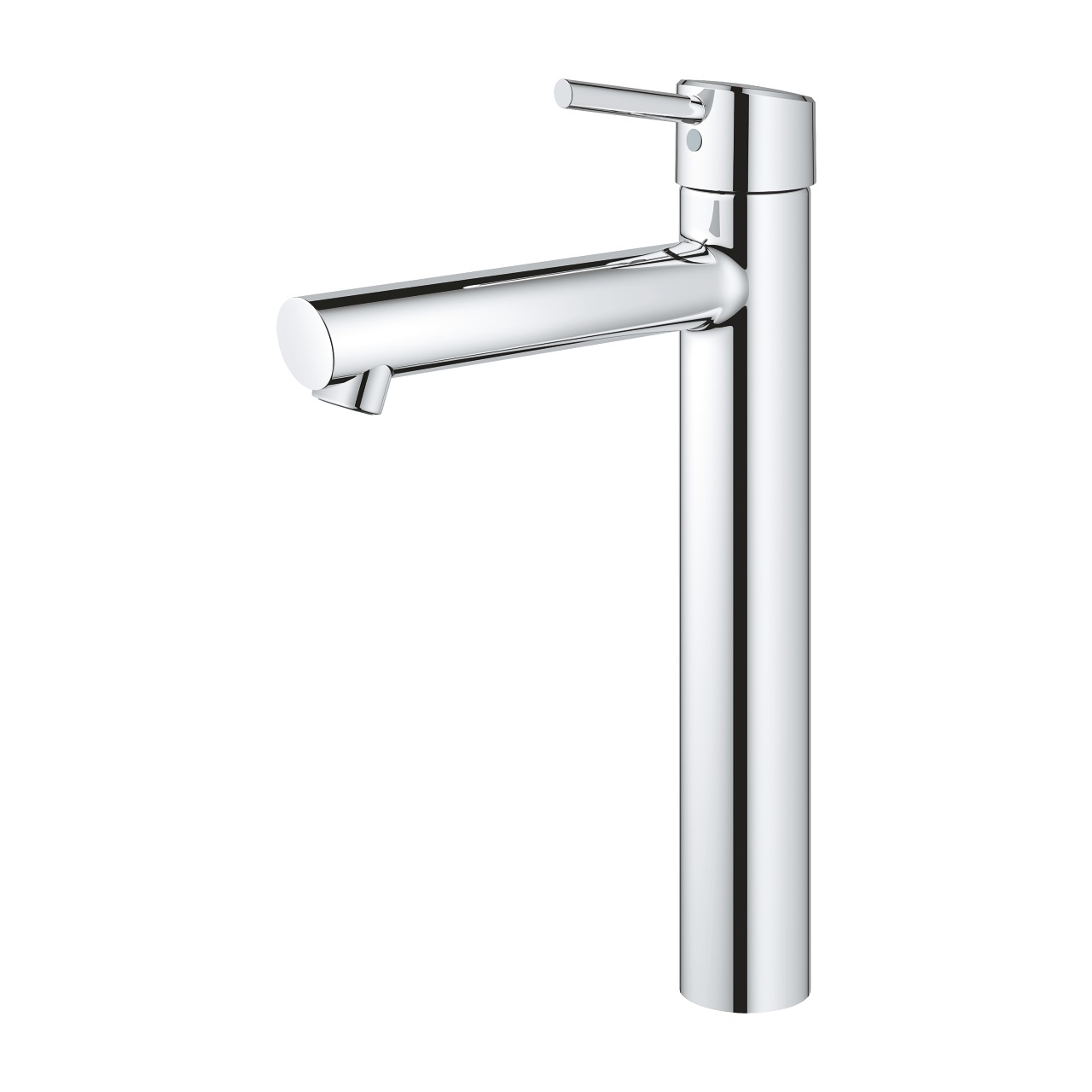 GROHE Concetto Miscelatore Monocomando per Lavabo a Bacinella XL, Finitura Cromo Lucido, Aeratore Regolabile