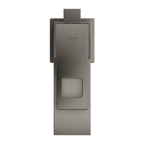 Grohe Eurocube Miscelatore Monocomando per Lavabo S-Size in Grafite Spazzolato con Cartuccia Ceramica e Montaggio Veloce