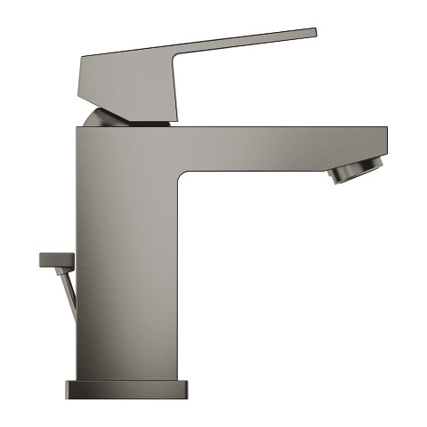 Grohe Eurocube Miscelatore Monocomando per Lavabo S-Size in Grafite Spazzolato con Cartuccia Ceramica e Montaggio Veloce