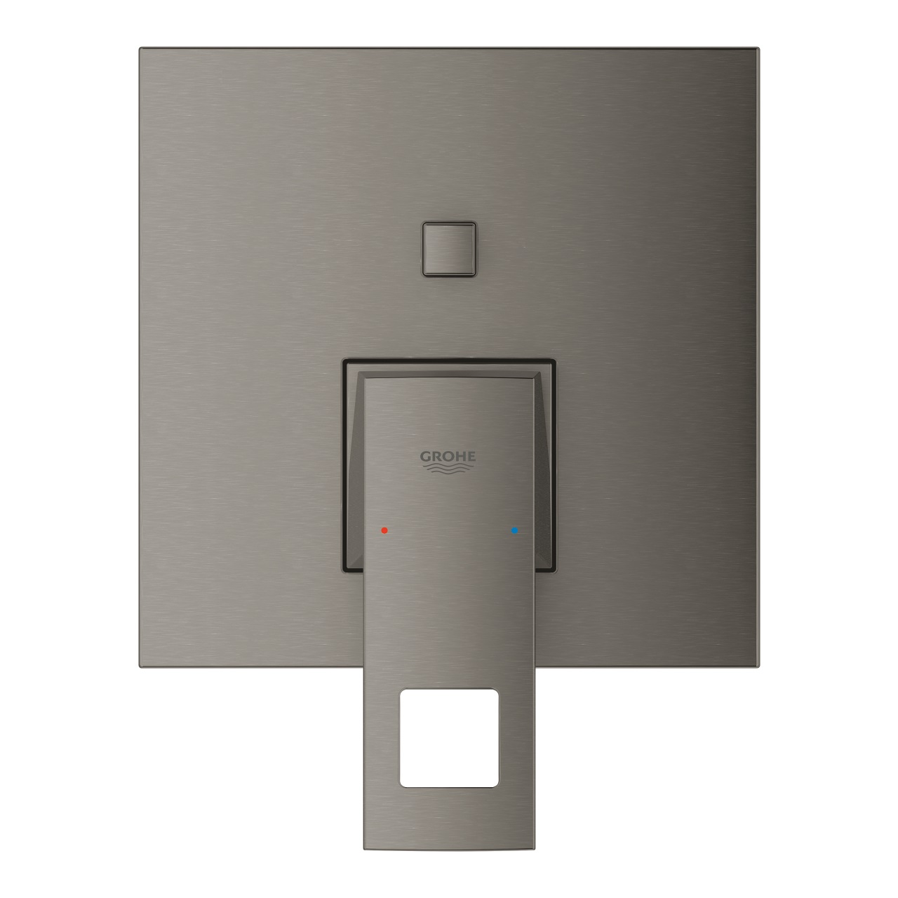 GROHE Eurocube Miscelatore Monocomando per Vasca e Doccia 24062AL0 con Deviatore a 2 Vie in Grafite Spazzolato