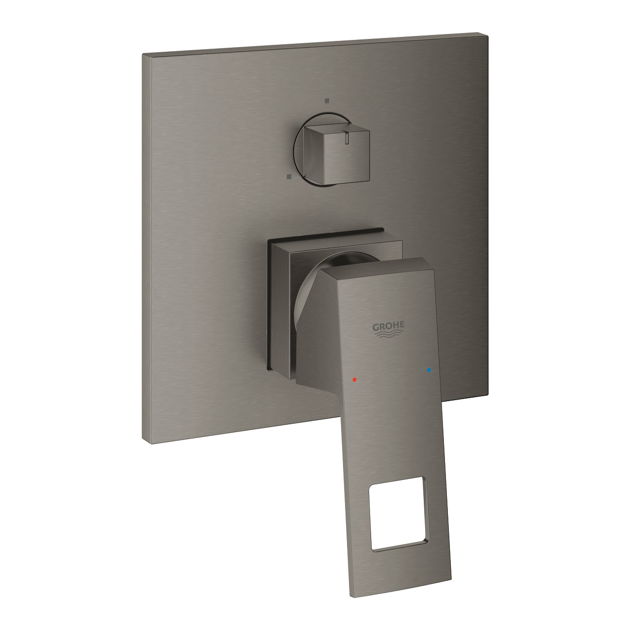 GROHE Eurocube Miscelatore Monocomando Grafite Spazzolato con Deviatore a 3 Vie - Modello 24094AL0