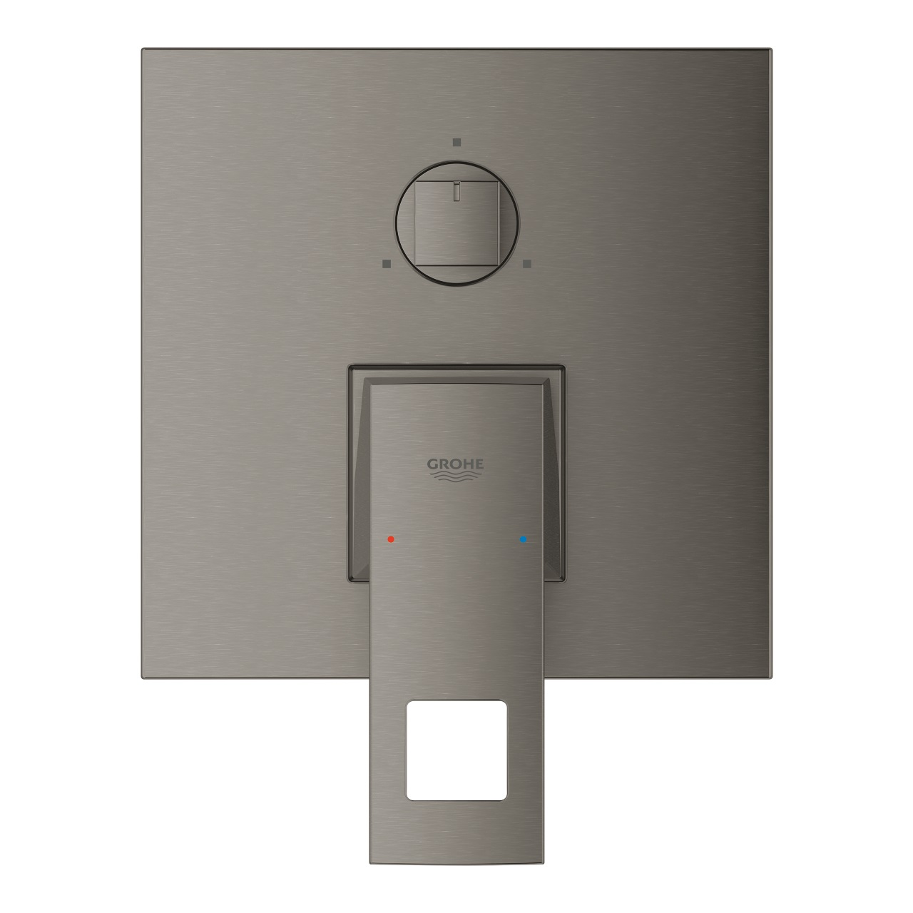 GROHE Eurocube Miscelatore Monocomando Grafite Spazzolato con Deviatore a 3 Vie - Modello 24094AL0