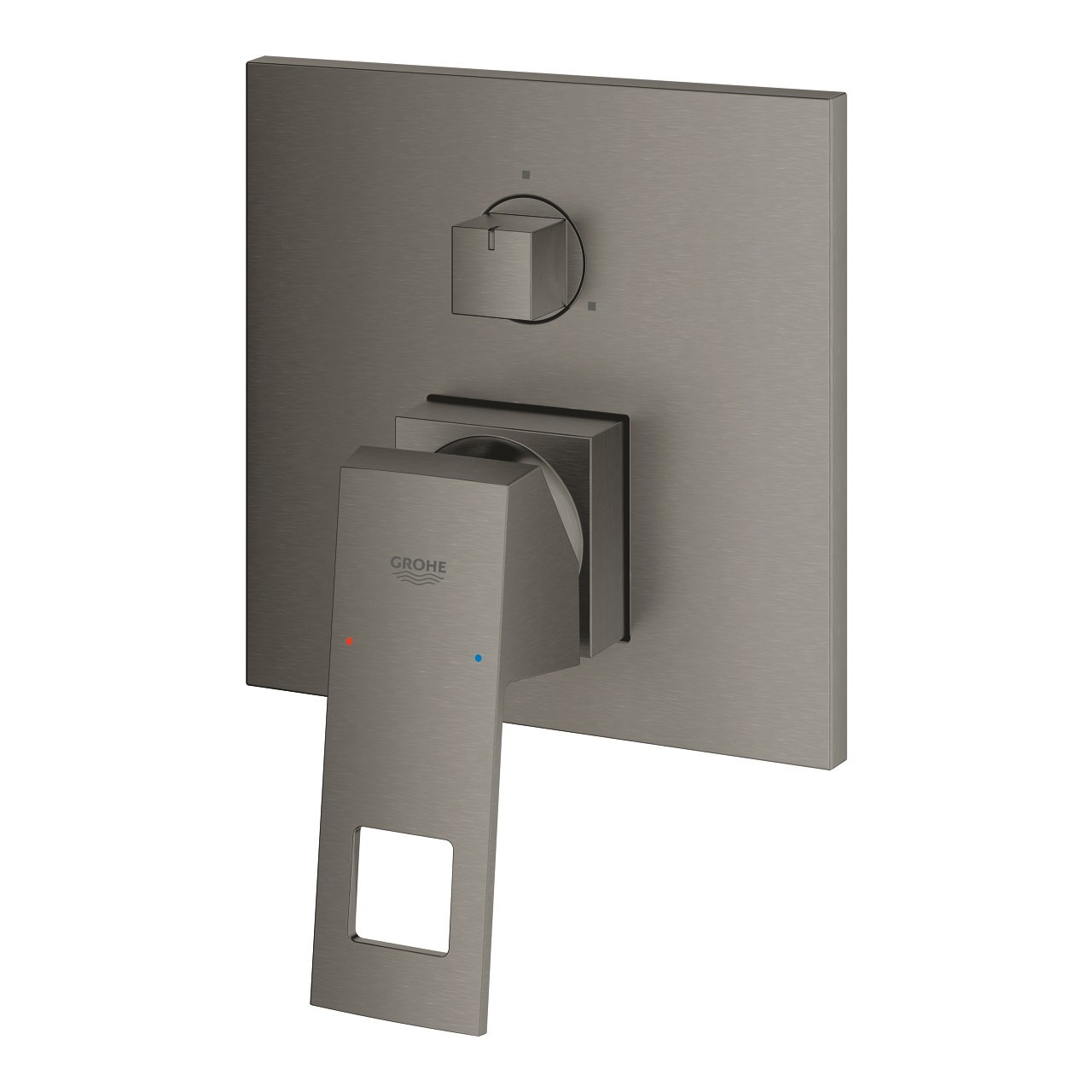 GROHE Eurocube Miscelatore Monocomando Grafite Spazzolato con Deviatore a 3 Vie - Modello 24094AL0