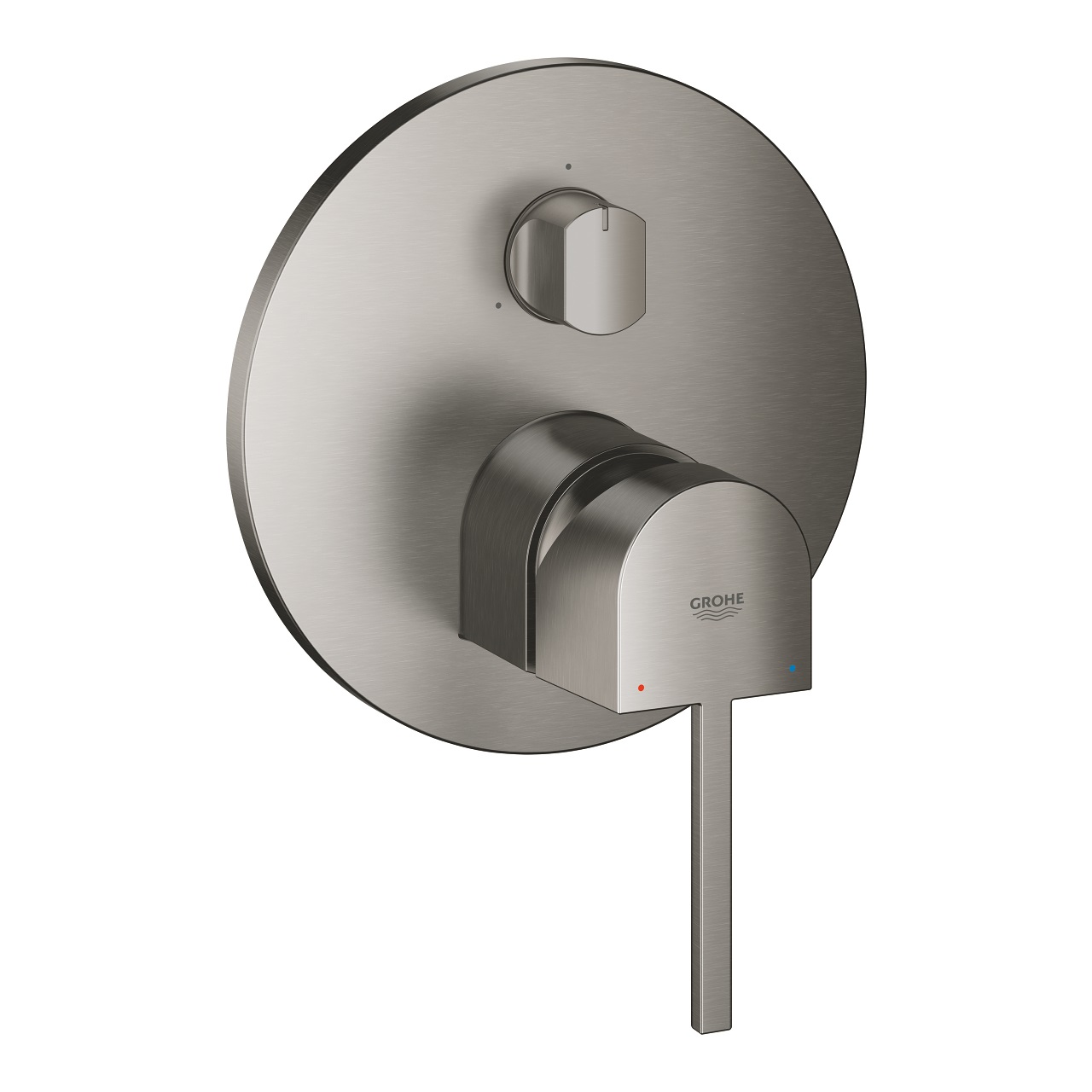 GROHE Plus Miscelatore Monocomando per Doccia con Deviatore a 3 Vie, Grafite Spazzolato, Cod. 24093AL3