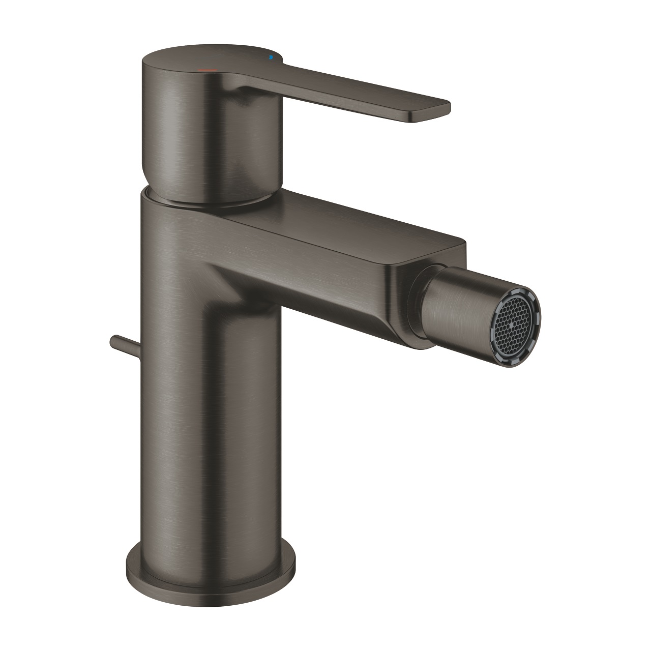GROHE Lineare Miscelatore Monocomando per Bidet 33848AL1 in Grafite Spazzolato con Cartuccia Ceramica 28 mm e Scarico a Scomparsa