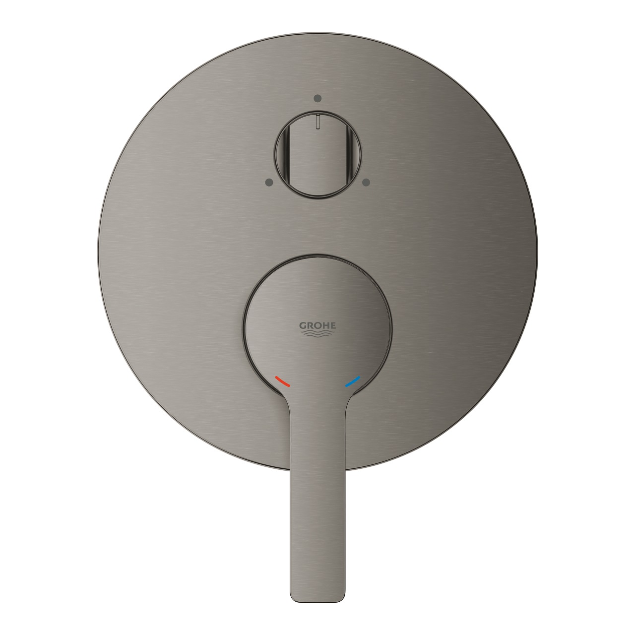 Grohe Lineare Miscelatore Monocomando per Doccia con Deviatore a 3 Vie, Finitura Grafite Spazzolato, Cod. 24095AL1