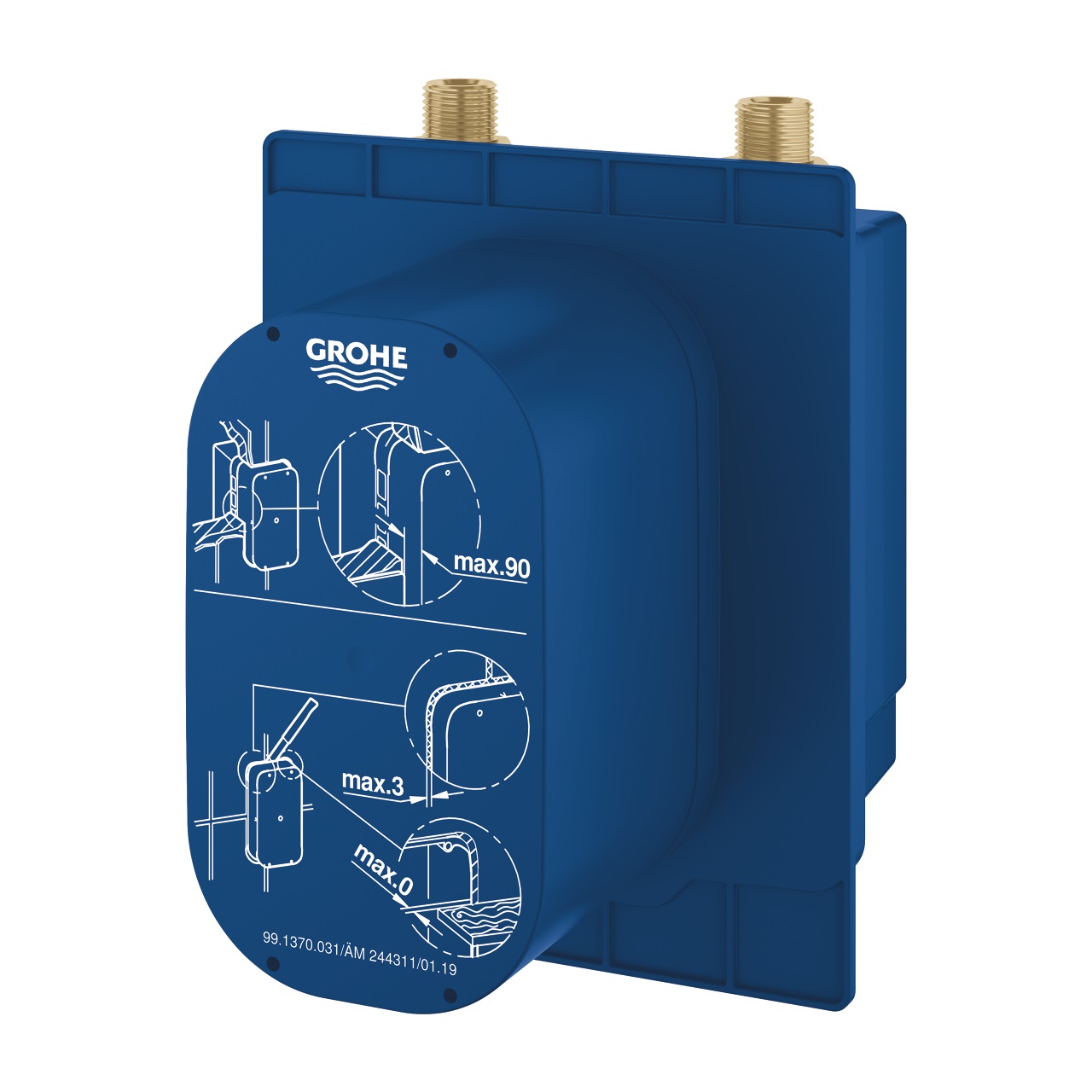 Grohe Eurosmart Cosmopolitan Corpo Incasso 36339001 - Rubinetto da Lavabo con Miscelatore e Valvola Antiriflusso