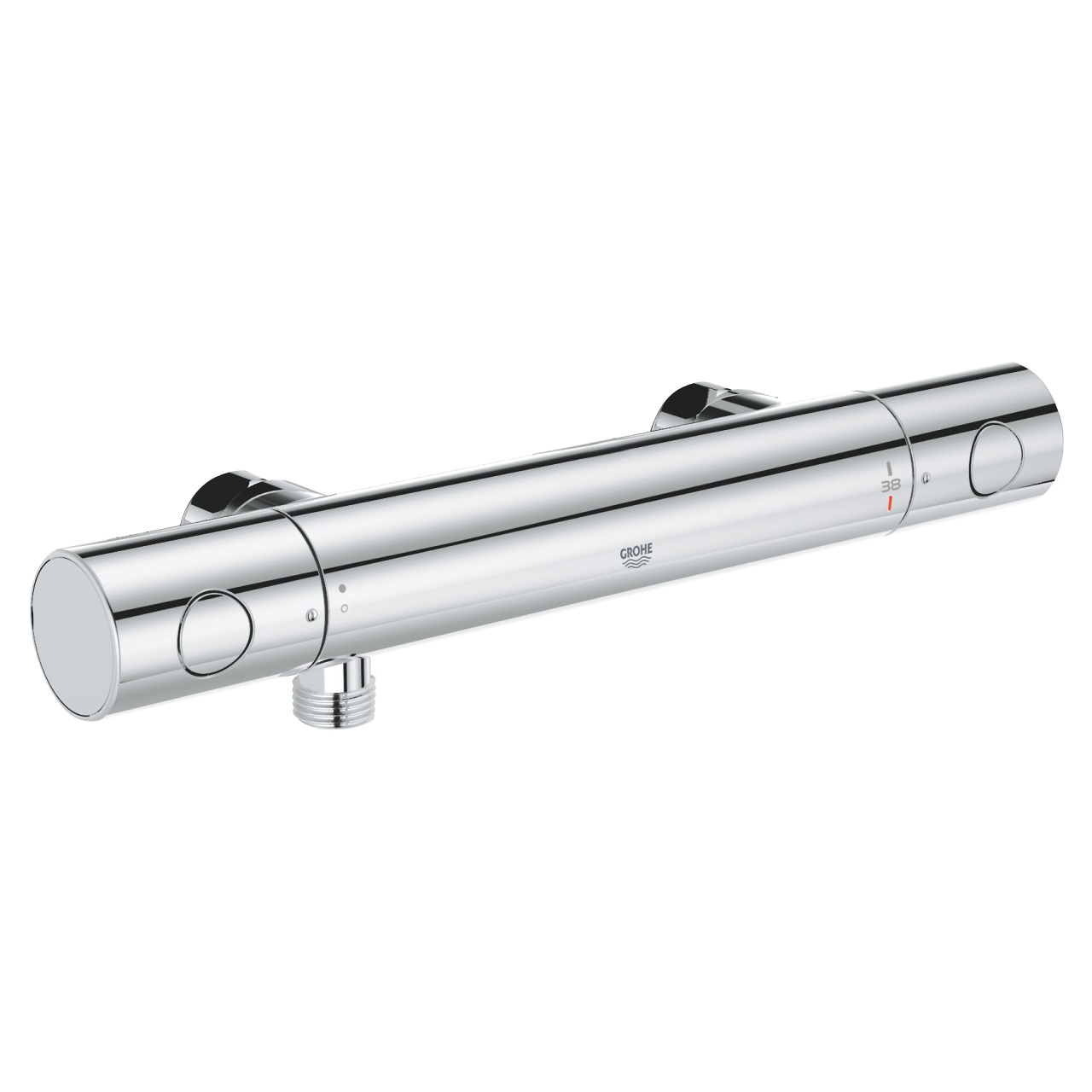 GROHE Grohtherm 800 Cosmopolitan - Miscelatore termostatico per doccia, Cromo, Cod. 34767000, EcoJoy
