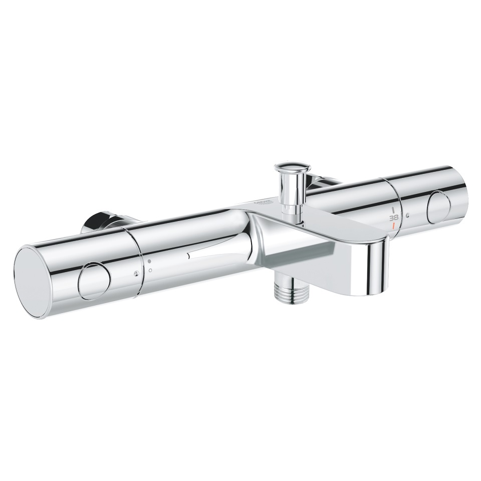 GROHE Grohtherm 800 Cosmopolitan - Miscelatore termostatico cromato per vasca/doccia, 1/2, con tecnologia EcoJoy