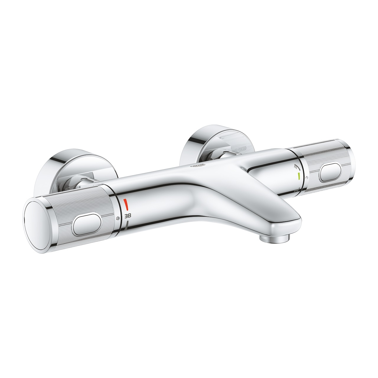 GROHE Precision Feel Miscelatore Termostatico per Vasca-Doccia Cromo con Limitatore di Portata e Blocco Sicurezza 38°C - Cod. 34788000