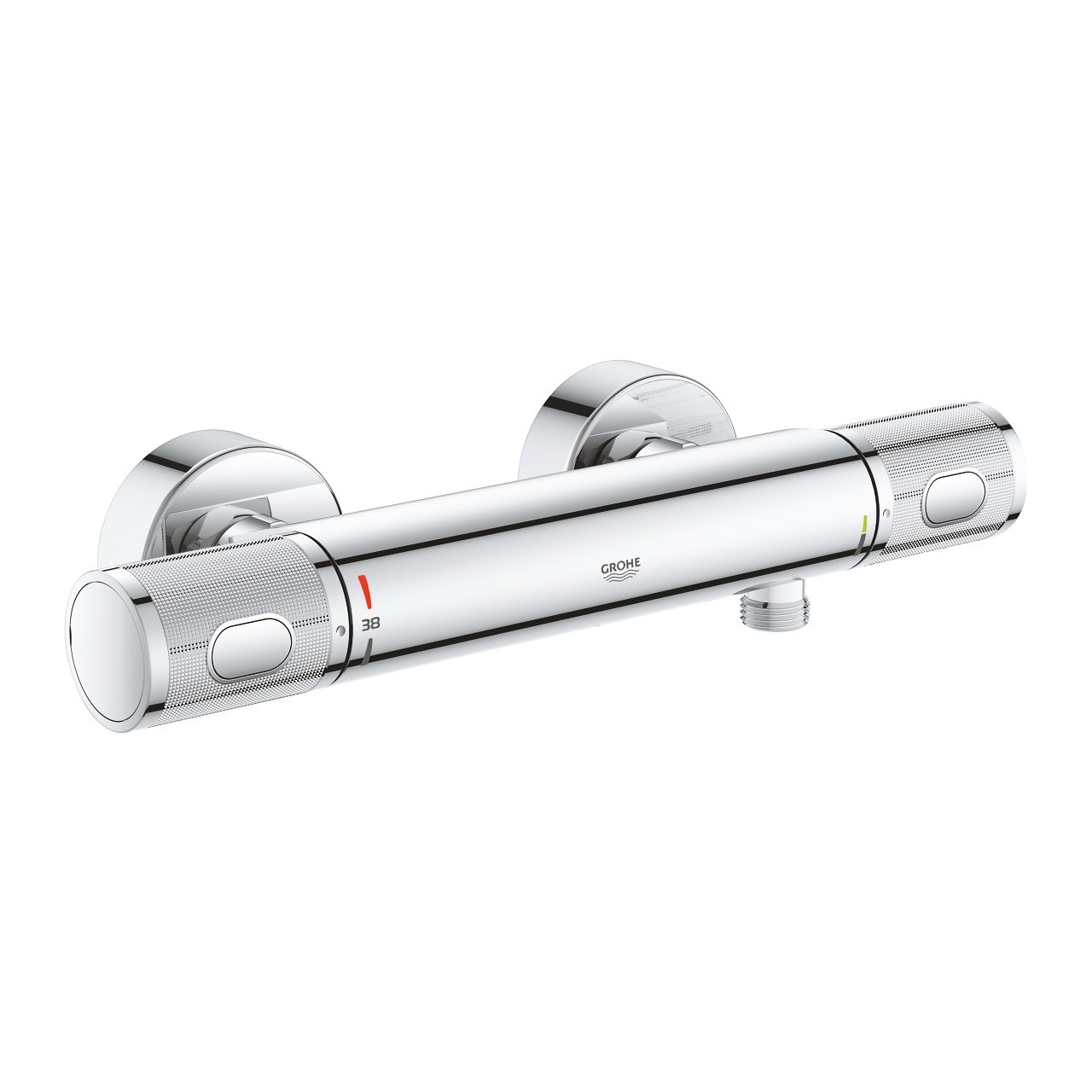 GROHE Precision Feel Miscelatore Termostatico per Doccia Cromo con Limitatore di Portata e Blocco Sicurezza 38°C