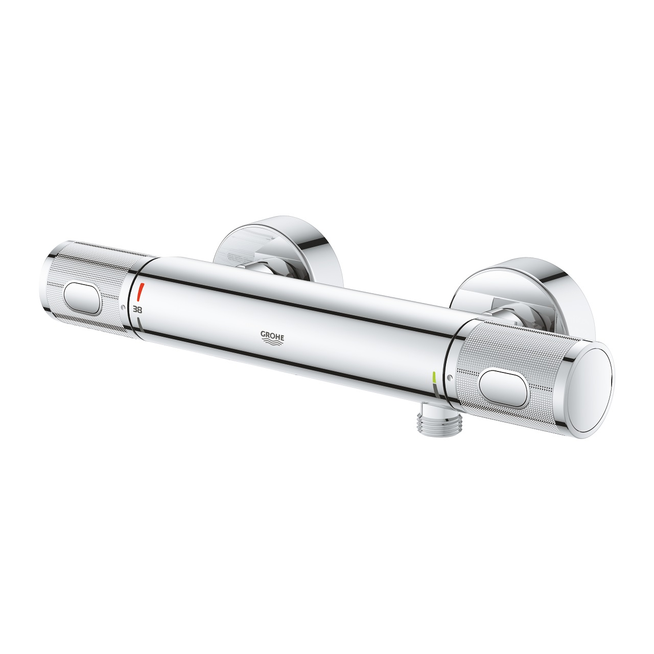 GROHE Precision Feel Miscelatore Termostatico per Doccia Cromo con Limitatore di Portata e Blocco Sicurezza 38°C