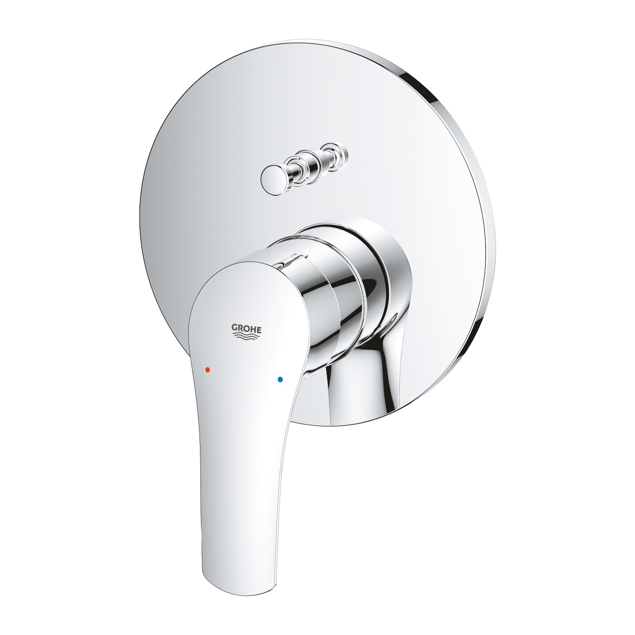 GROHE Miscelatore Doccia Eurosmart 24043003 con Deviatore a 2 Vie Cromato e Leva in Metallo