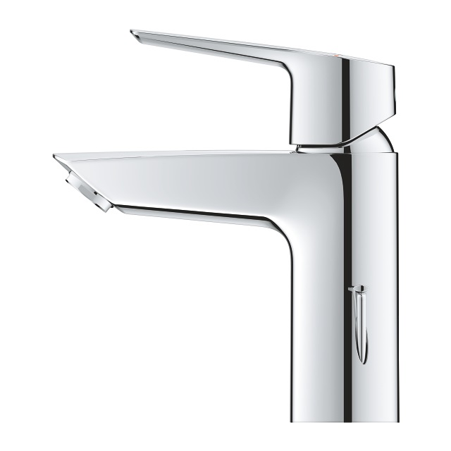 GROHE 31137002 Quickfix Start - Miscelatore Monocomando per Lavabo Taglia S, Scarico a Saltarello, Cartuccia Ceramica 28 mm SilkMove ES, Strumento di Installazione Incluso, Cromo
