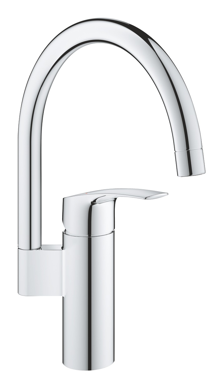 GROHE Eurosmart Miscelatore Monocomando per Lavello Cromo - Bocca Alta Girevole 150°