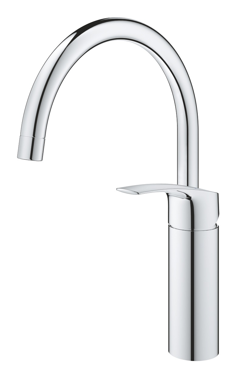 GROHE Eurosmart Miscelatore Monocomando per Lavello Cromo - Bocca Alta Girevole 150°