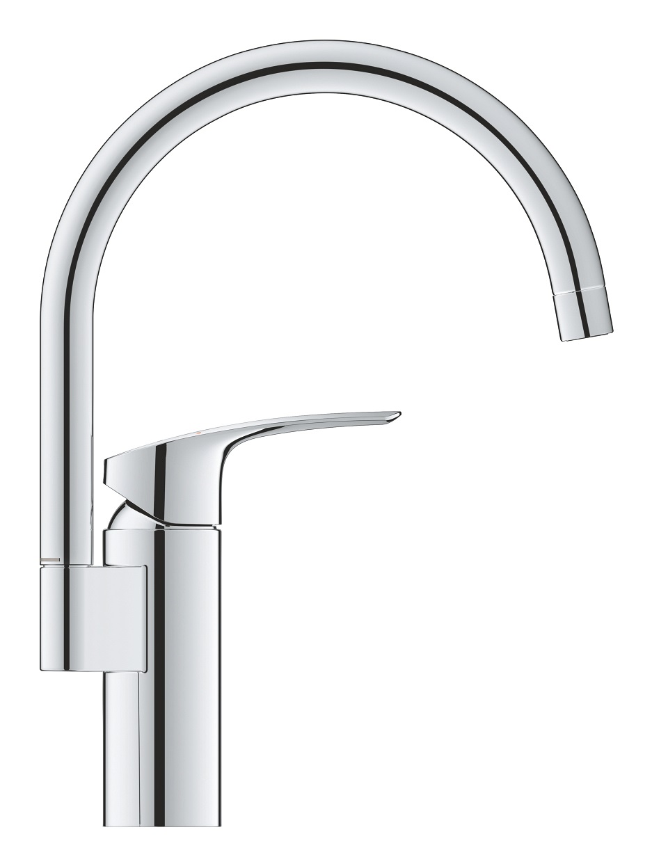 GROHE Eurosmart Miscelatore Monocomando per Lavello Cromo - Bocca Alta Girevole 150°