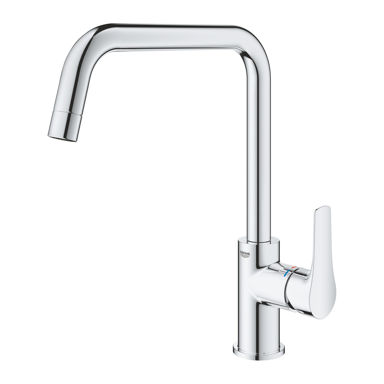 GROHE Eurosmart Miscelatore Canna Alta Monocomando Cromo per Lavello da Bagno e Cucina