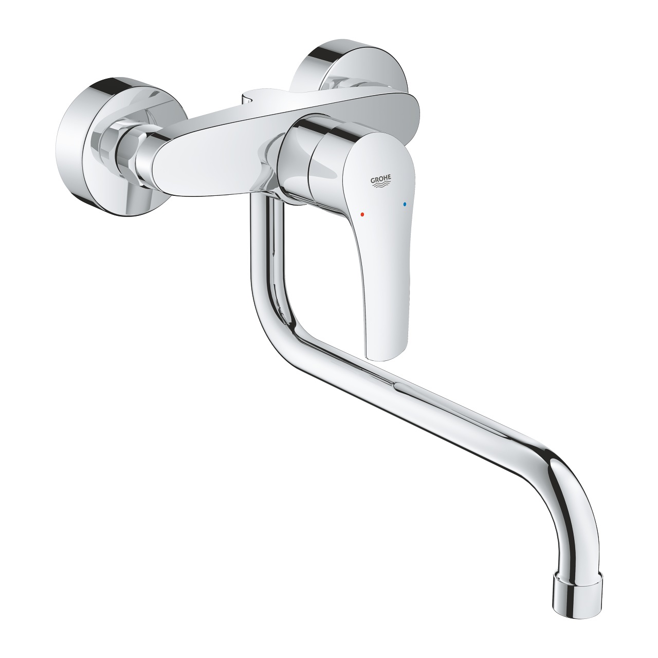 GROHE Eurosmart Miscelatore Monocomando per Lavello a Parete Cromo - Codice 32224003