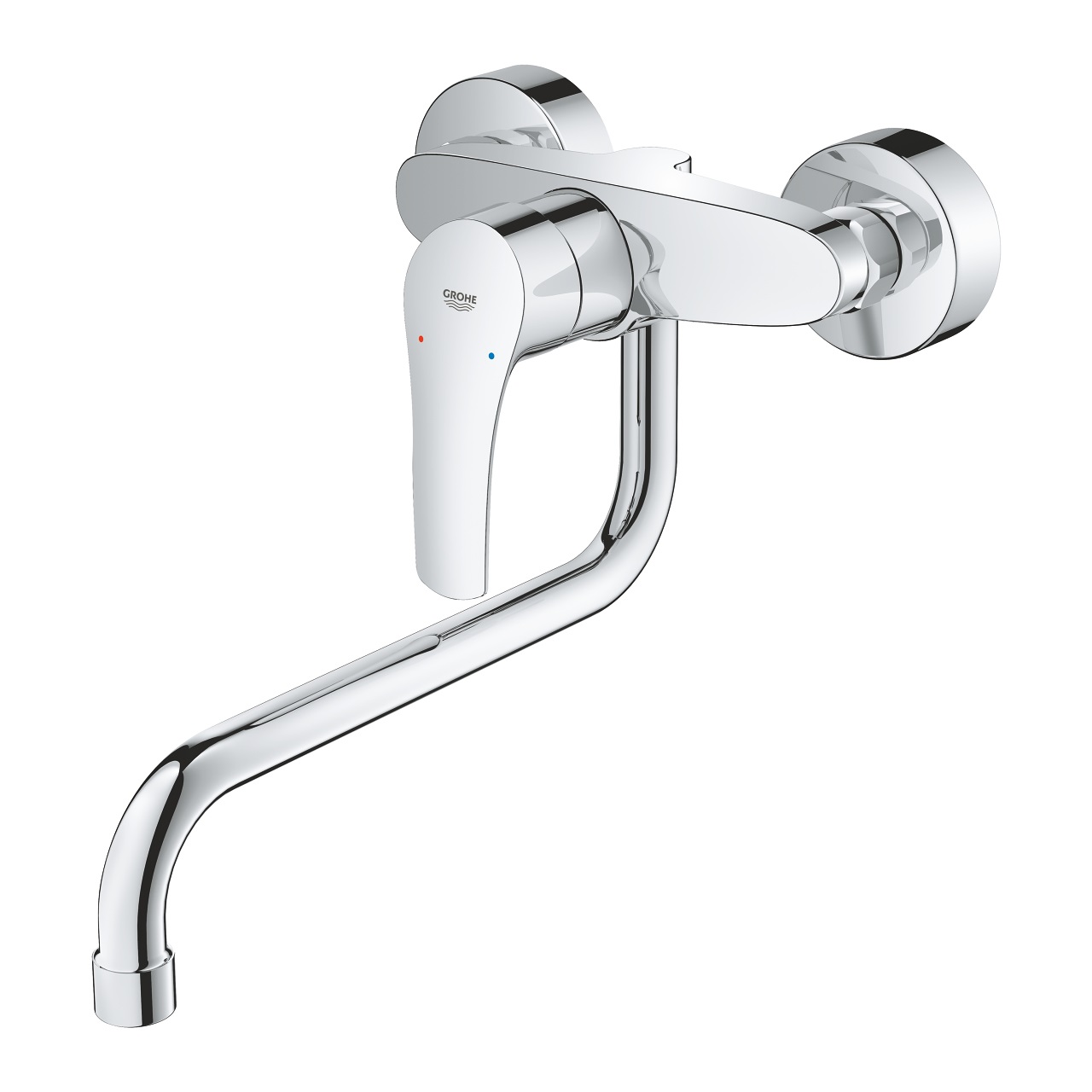 GROHE Eurosmart Miscelatore Monocomando per Lavello a Parete Cromo - Codice 32224003