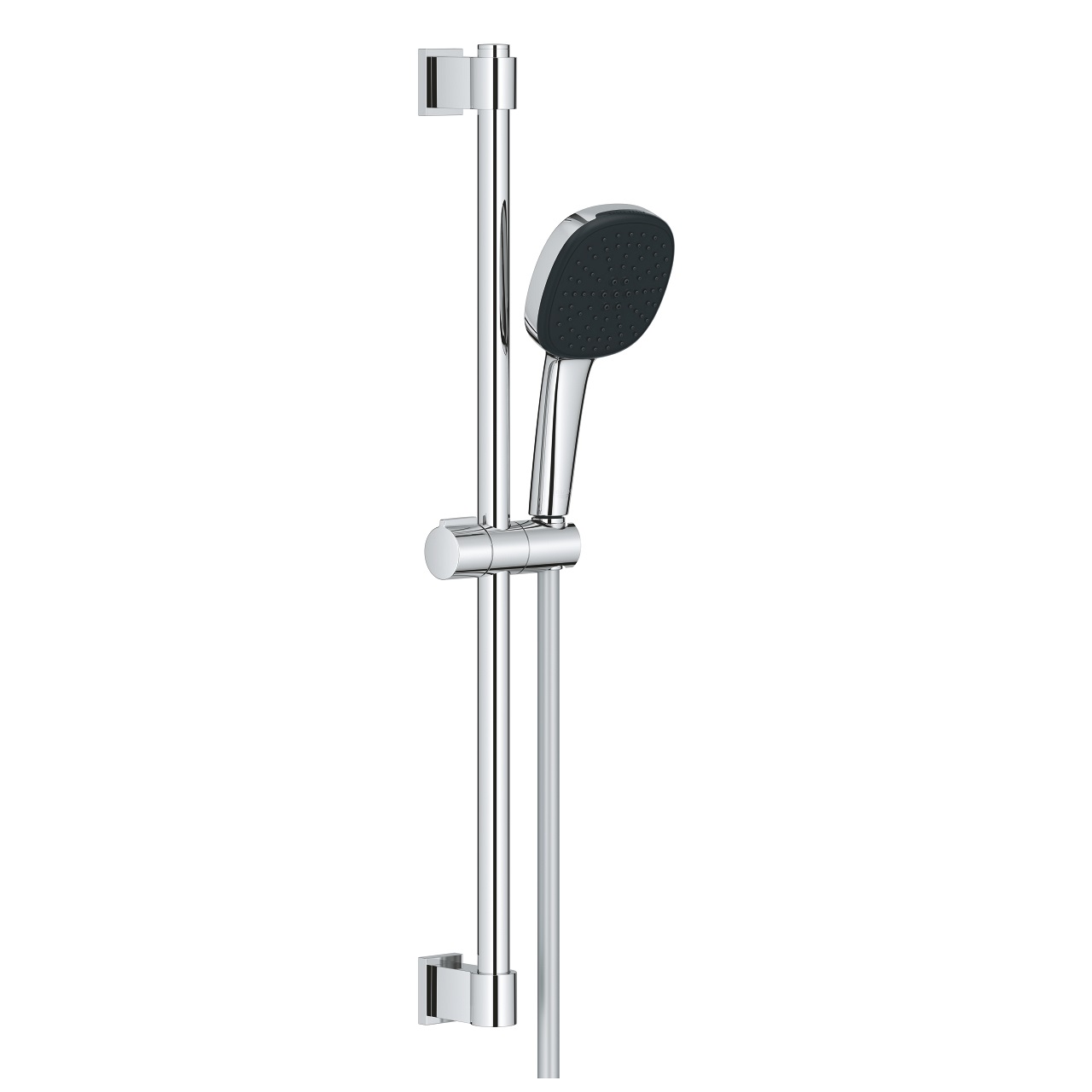 Grohe Vitalio Comfort 110 Set Doccia a 2 Getti (Rain, Jet) con Asta Doccia 600 mm e Flessibile 1750 mm