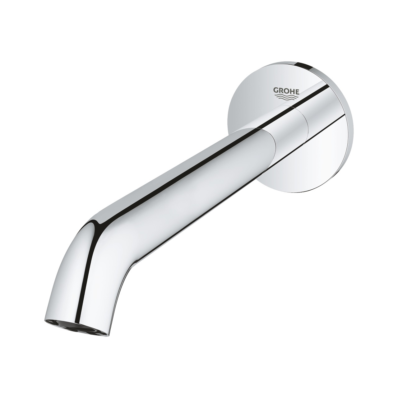 GROHE Essence Bocca Vasca a Parete, Cromo, Sporgenza 221 mm, Mousseur da 1/2