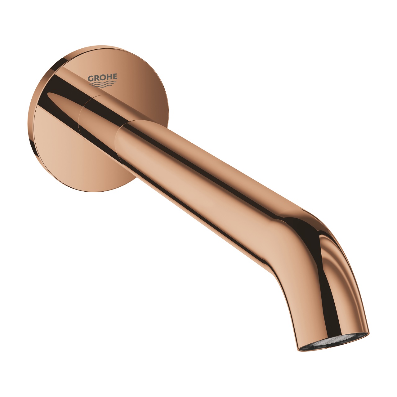 GROHE Essence 13449DA1 - Bocca Vasca a Parete in Oro Rosa Lucido e Warm Sunset con Design Elegante