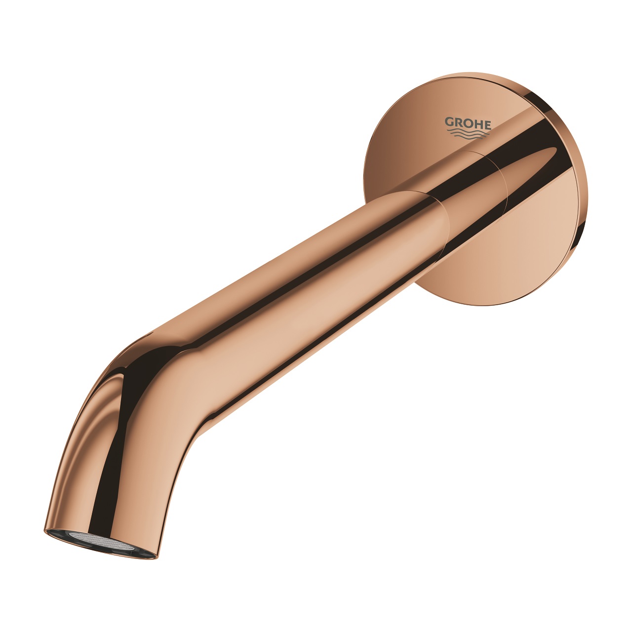 GROHE Essence 13449DA1 - Bocca Vasca a Parete in Oro Rosa Lucido e Warm Sunset con Design Elegante