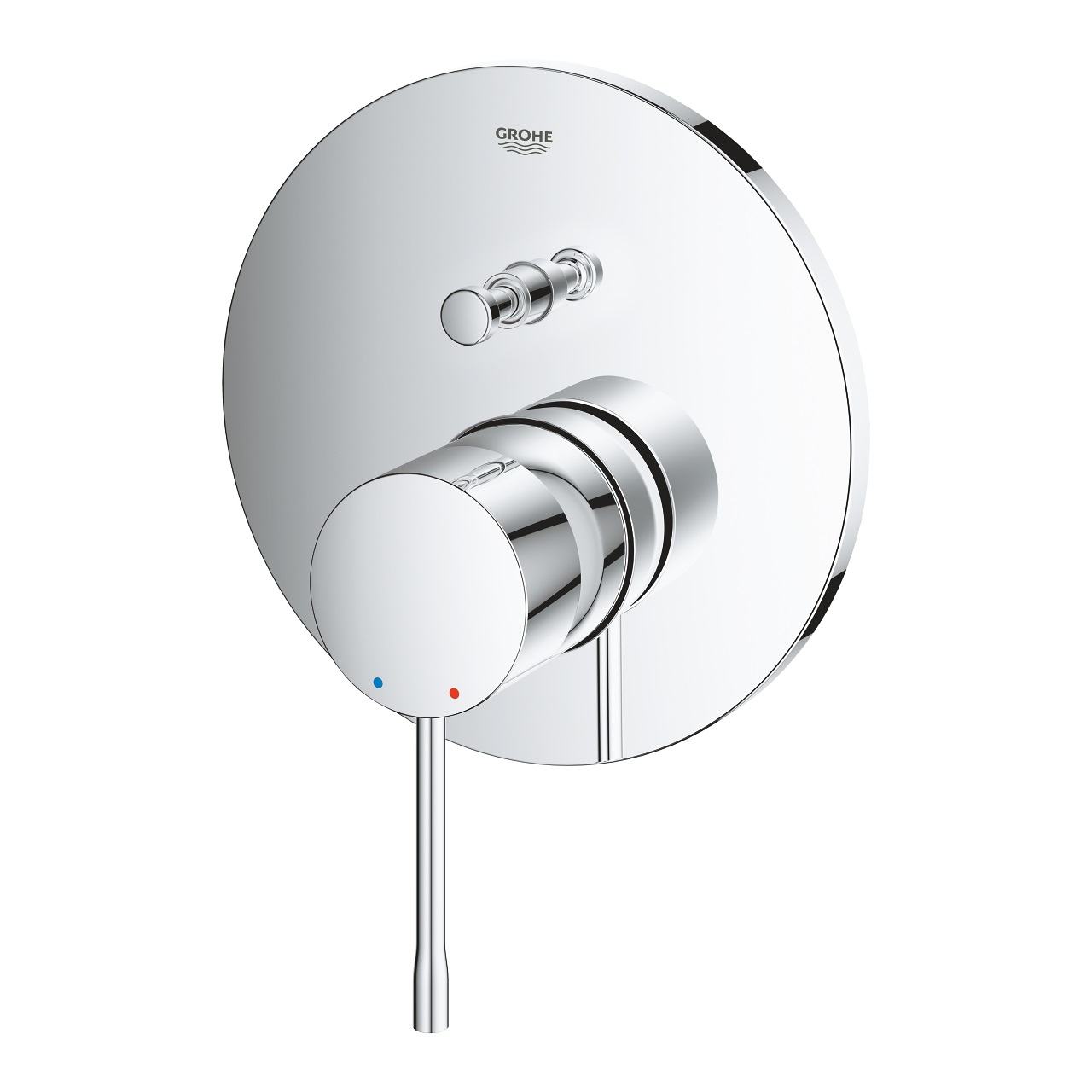 GROHE Essence 24167001 - Miscelatore Doccia Incasso Monocomando Cromo con Deviatore Automatico a 2 Vie