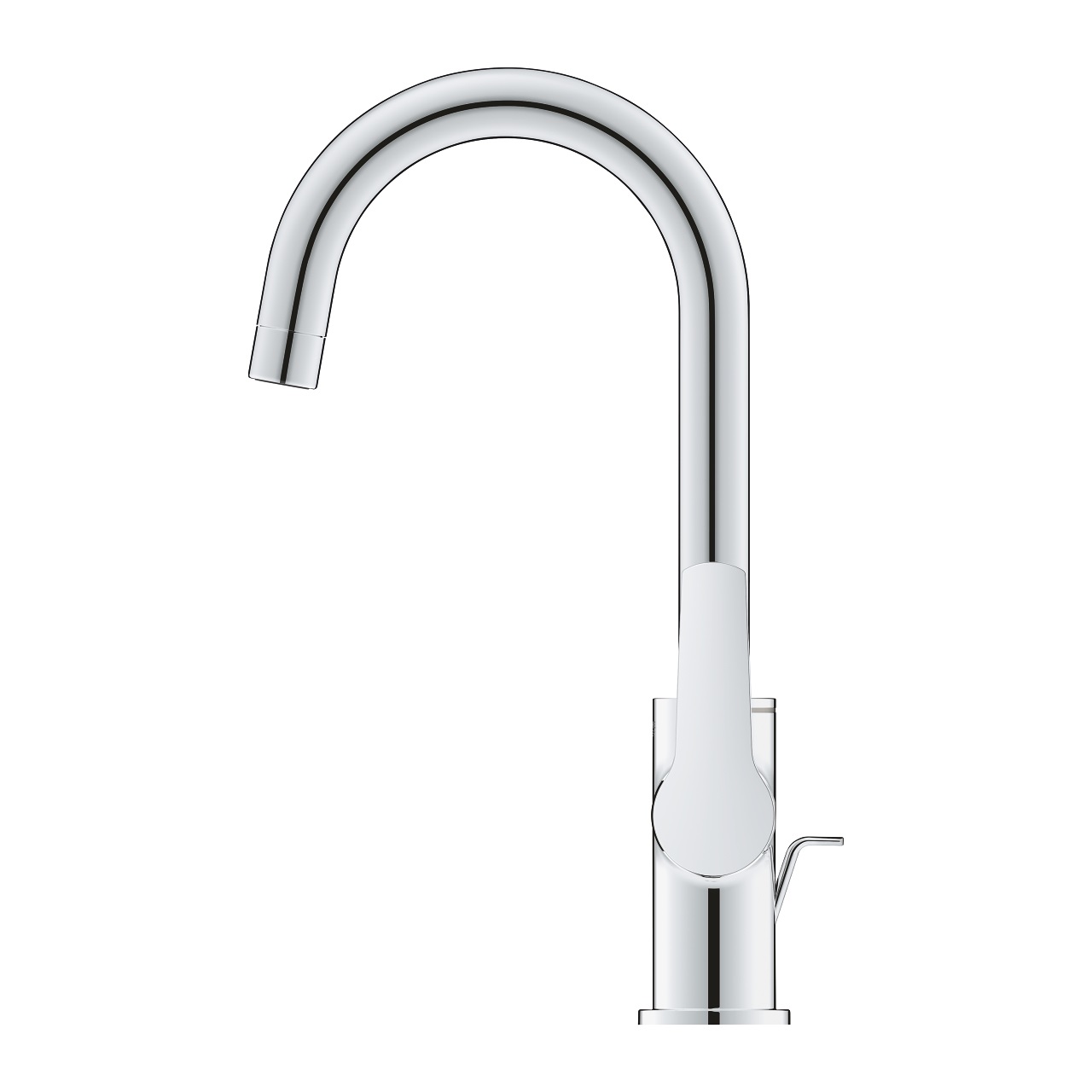 GROHE 24203002 Quickfix Start Miscelatore Monocomando per Lavabo Taglia L con Leva in Metallo e Cartuccia Ceramica 28 mm, Finitura Cromo