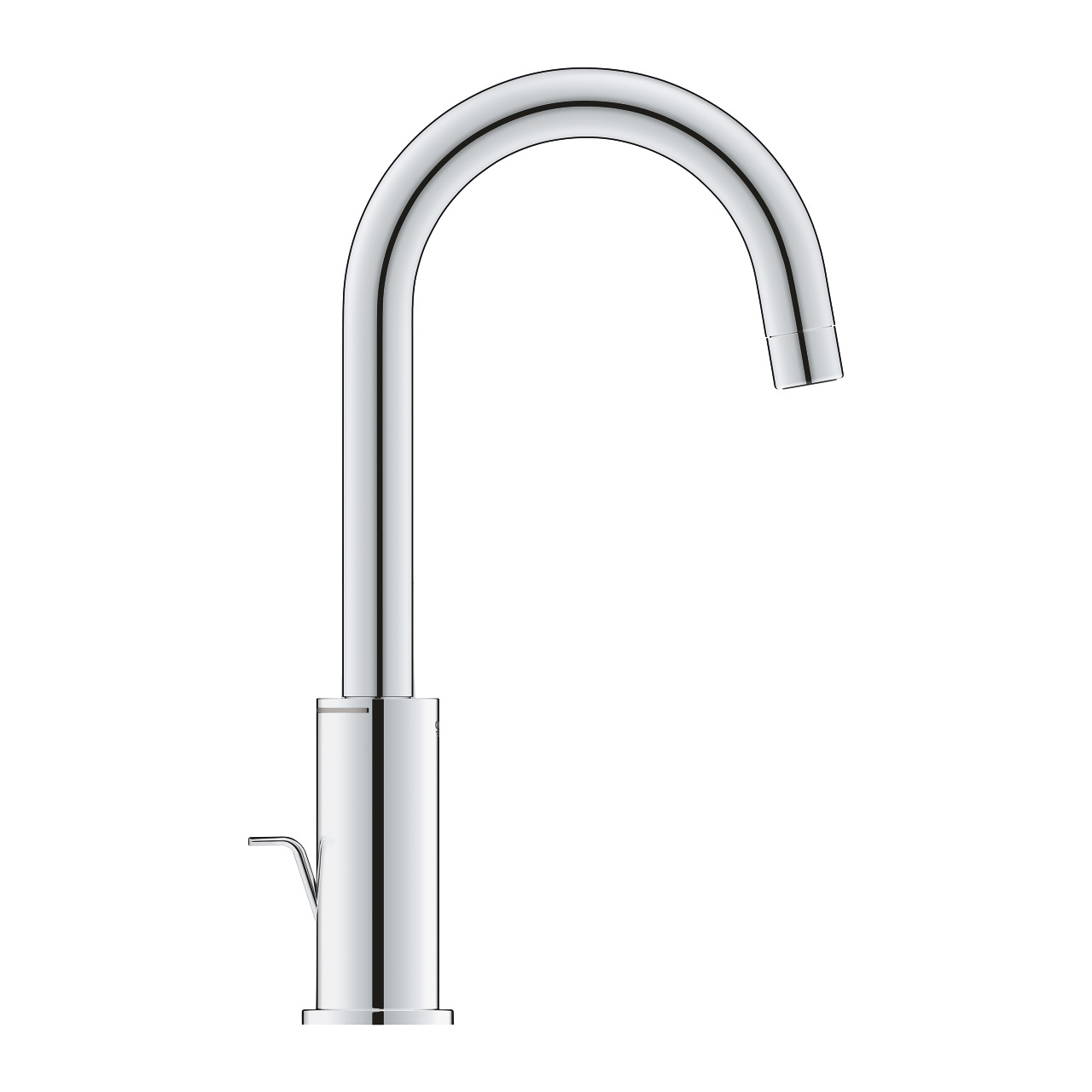 GROHE 24203002 Quickfix Start Miscelatore Monocomando per Lavabo Taglia L con Leva in Metallo e Cartuccia Ceramica 28 mm, Finitura Cromo