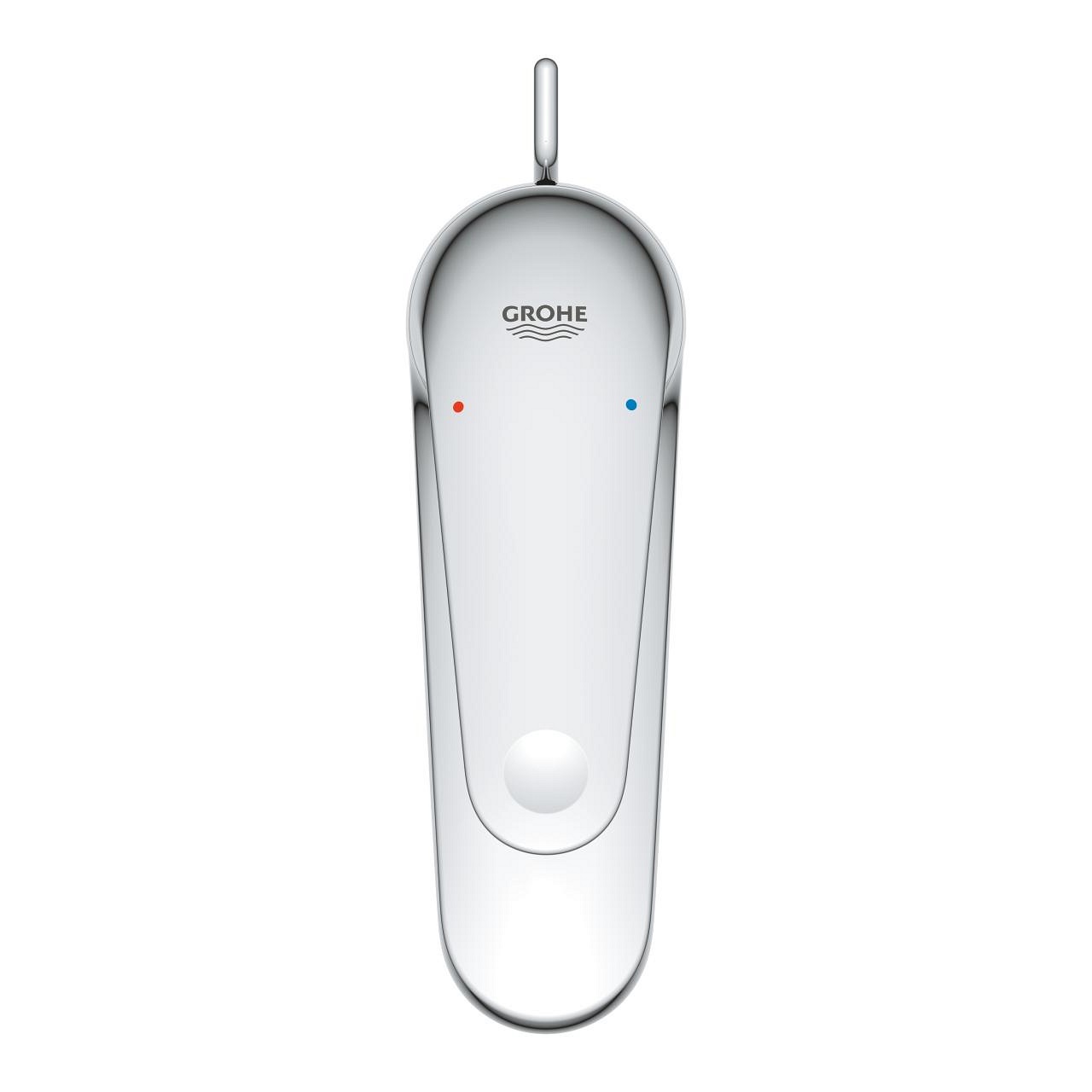 GROHE Swift Miscelatore Monocomando per Lavabo S, Cromo, Cartuccia Ceramica 28 mm, Limitatore di Temperatura, Installazione a Foro Singolo