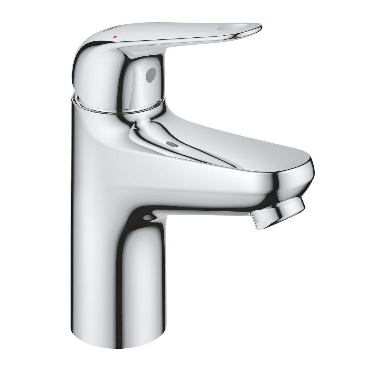 GROHE Swift Miscelatore Monocomando per Lavabo S, Cromo, 24317001 - Cartuccia Ceramica 28 mm, Giunto Sferico Integrato, Funzionalità EcoJoy e SilkMove