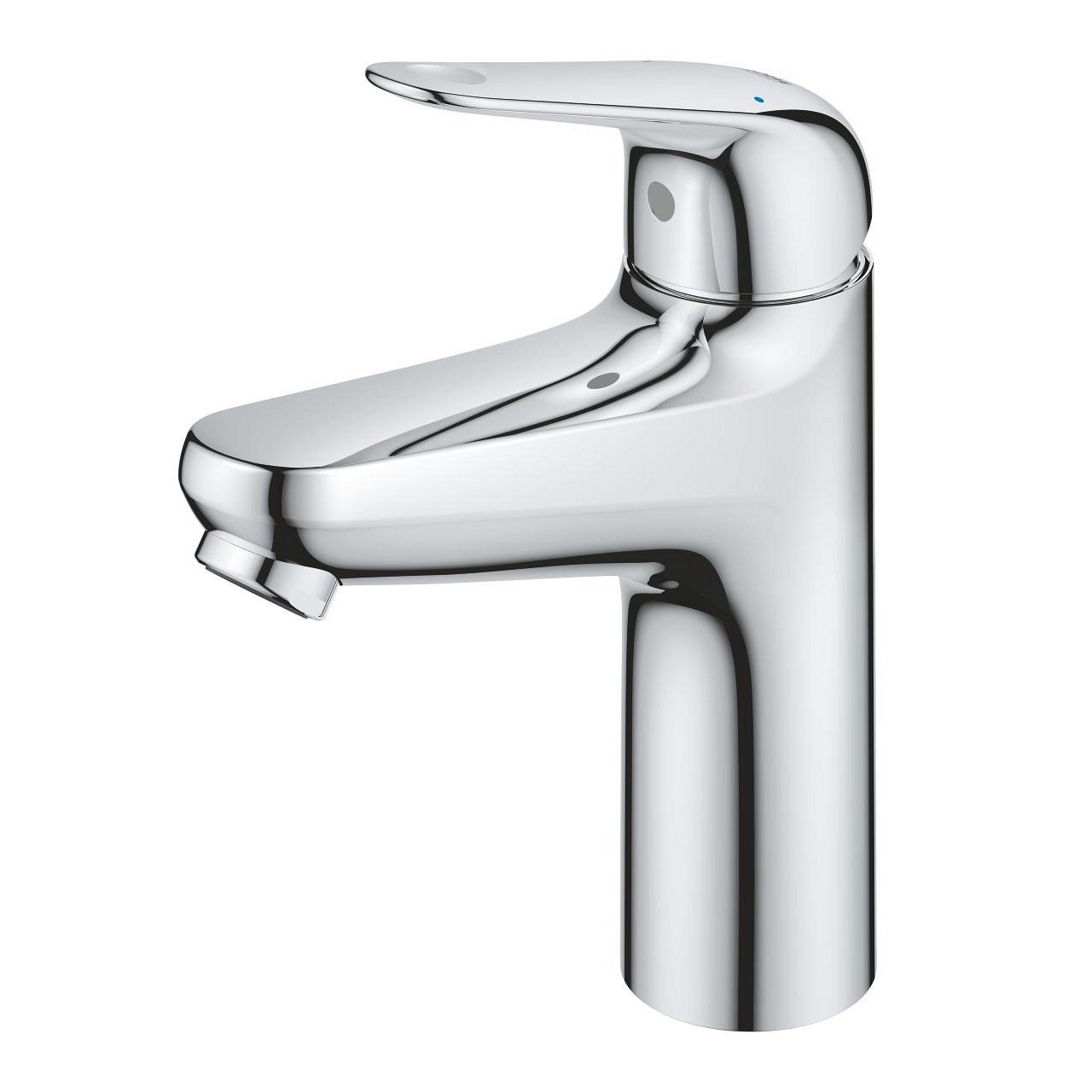 GROHE Swift Miscelatore Monocomando per Lavabo Taglia M Cromo 24326001 con Cartuccia Long-Life e Limitatore di Temperatura