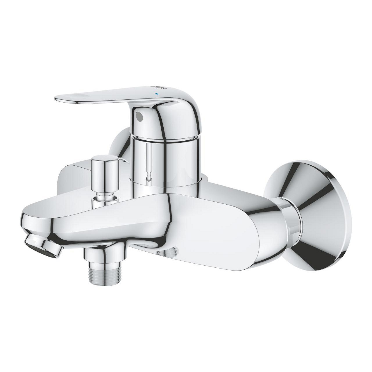 GROHE Swift Miscelatore Monocomando per Vasca-Doccia in Cromo con Cartuccia Ceramica da 35 mm e Limitatori di Portata e Temperatura