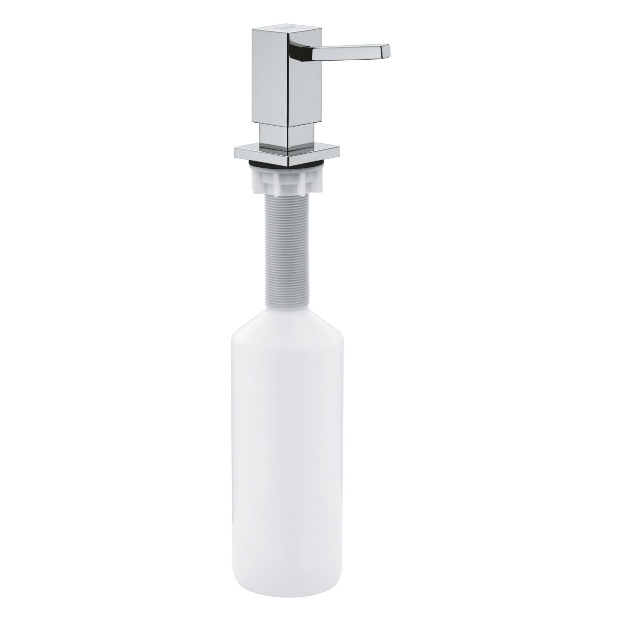 GROHE Cubic Dispenser per Sapone Liquido, Capacità 500 ml, Finitura Cromo Resistente