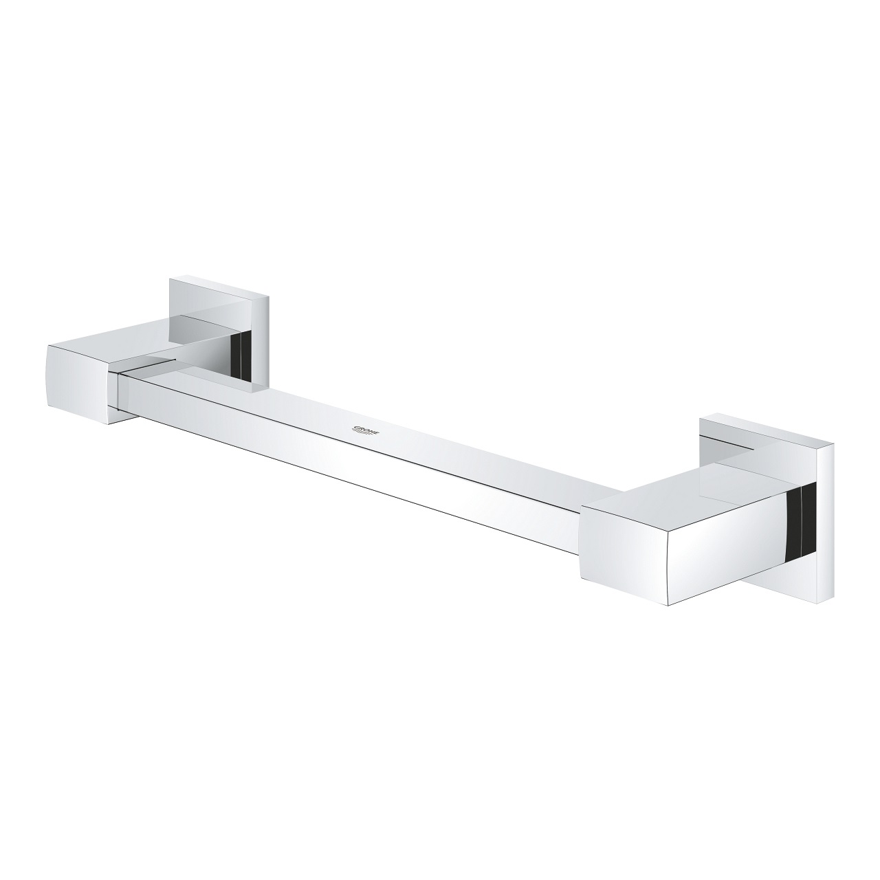 GROHE Start Cube Maniglione Vasca 300 mm in Metallo Cromo Lucido con Fissaggio Nascosto