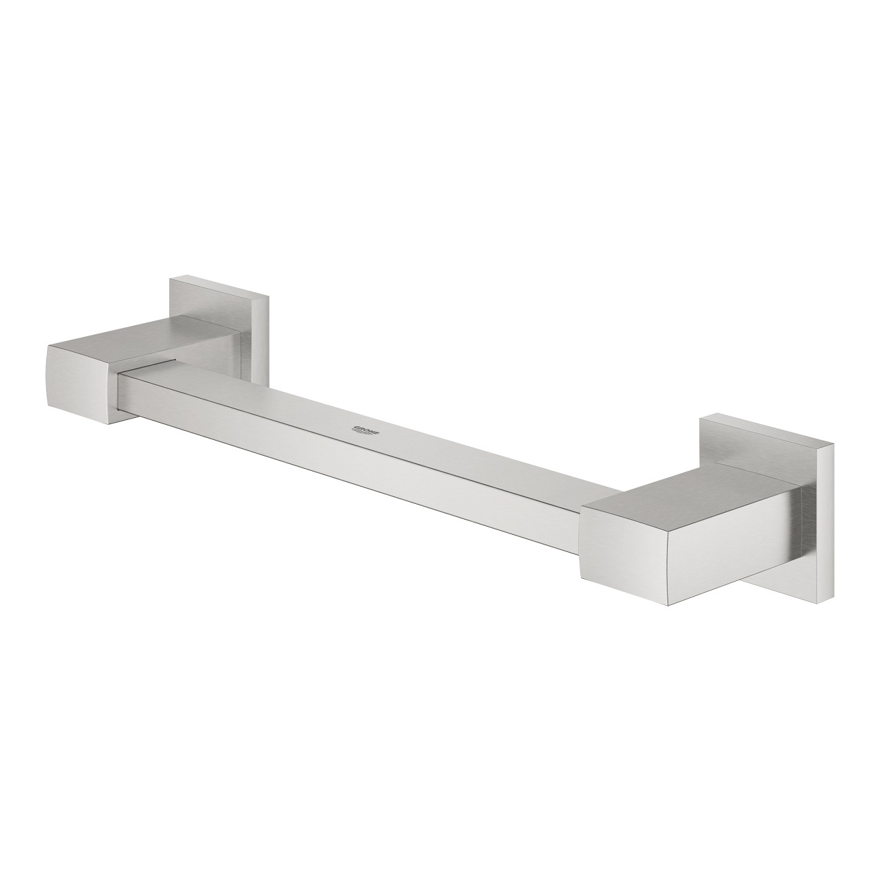 GROHE Start Cube Maniglione Vasca 300mm in Metallo Supersteel con Fissaggio Nascosto - Installazione a Vite