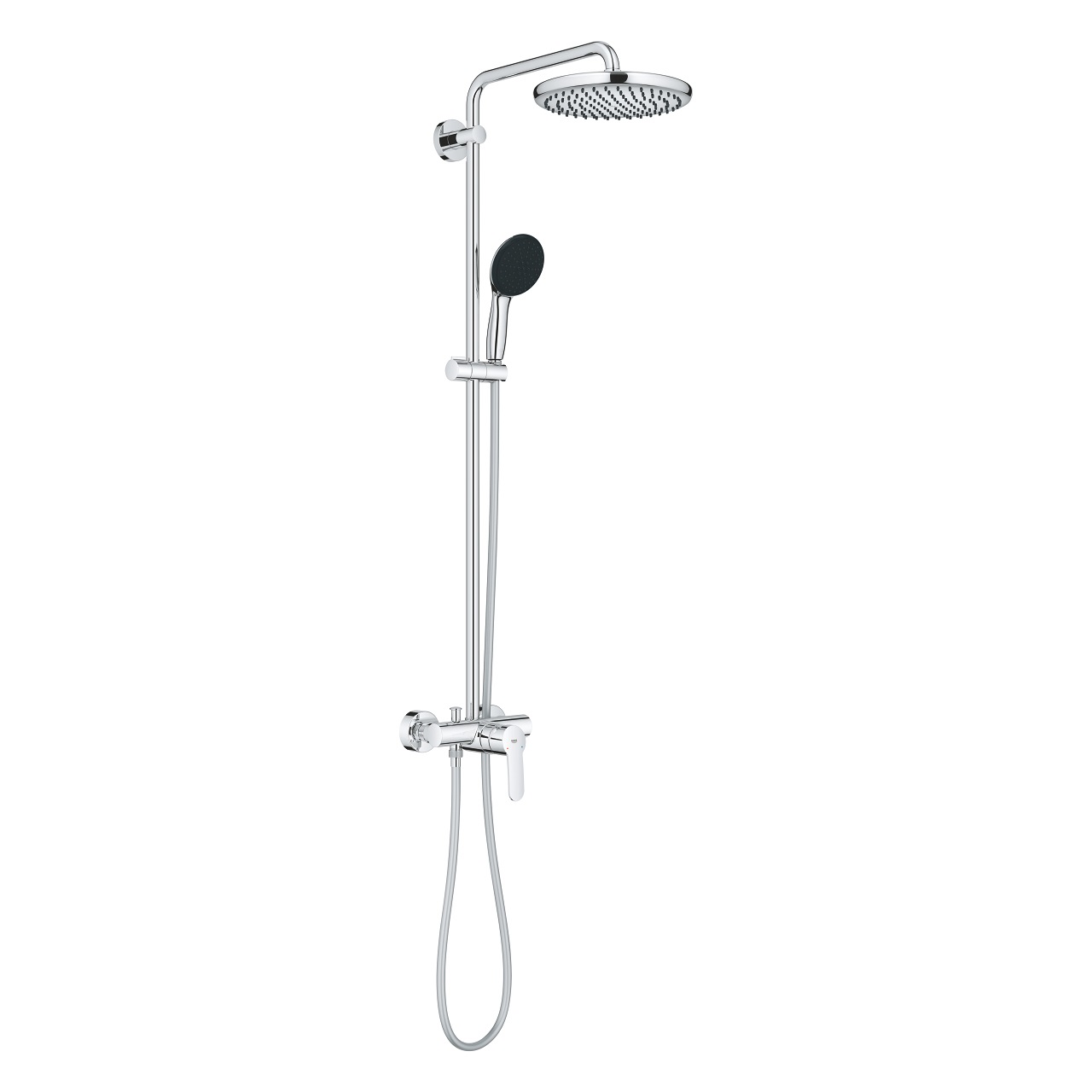 Grohe Vitalio Start System 250 - Sistema di Doccia Cromo con Miscelatore Monocomando e Soffione Rain