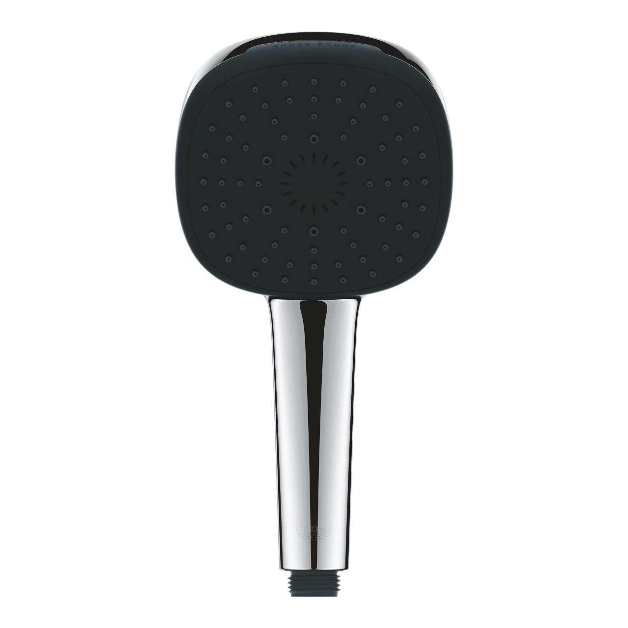 Grohe Vitalio Comfort 110 Manopola Doccia Cromo - 3 Getti (Rain, Jet, Massage), Tecnologia Water Saving, SmartSwitch e Anticalcare