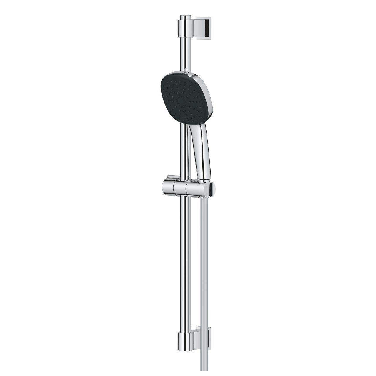 Grohe Vitalio Comfort 110 Set Asta Doccia Cromo con 3 Getti (Rain, Jet, Massage), Flessibile 1750 mm e Tecnologia Water Saving