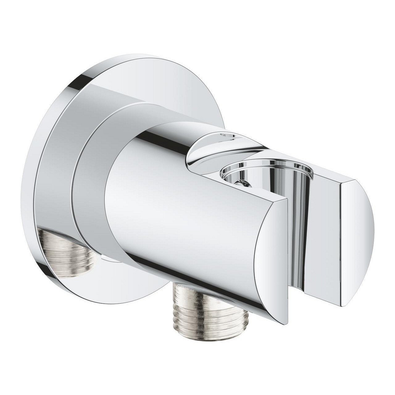 GROHE Vitalio Universal Unione a muro 26962001 con supporto a parete per manopola doccia, gomito uscita 1/2