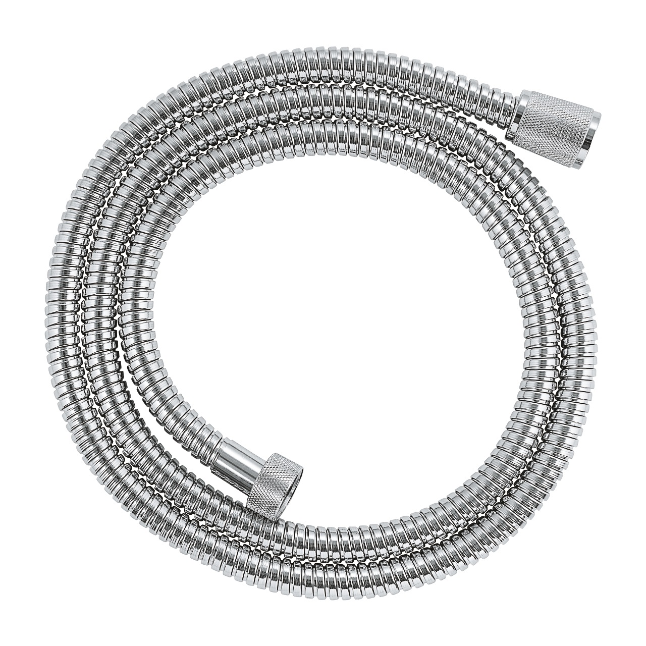 GROHE VitalioFlex Metal Flessibile Doccia 1500mm - Superficie Liscia, Resistente alla Pressione fino a 16 bar, Sistema AntiFold