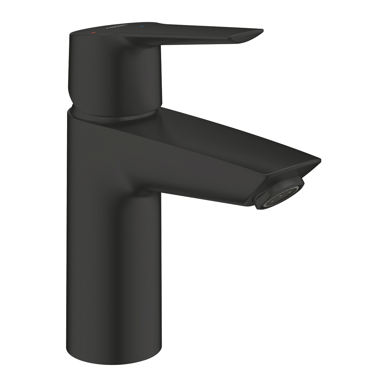 GROHE Start Miscelatore Monocomando per Lavabo S-Size, Nero Opaco, Tecnologia Water Saving, Portata Limitata a 5,7 l/min, Cartuccia Ceramica da 28 mm con SilkMove Energy Saving