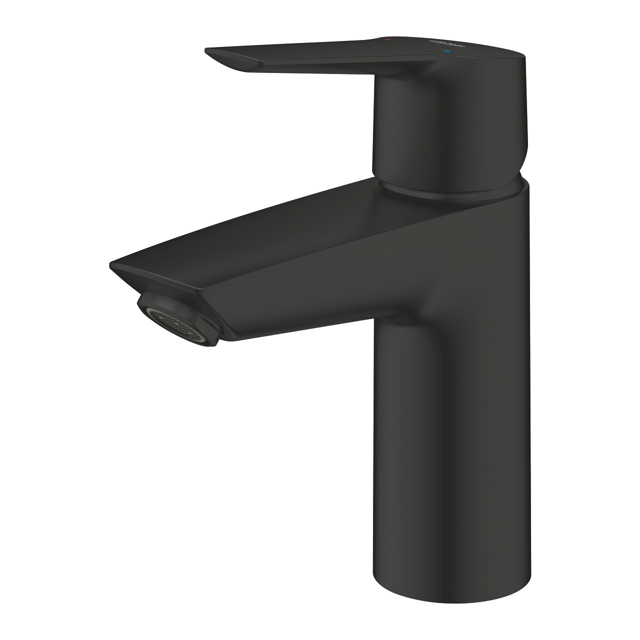GROHE Start Miscelatore Monocomando per Lavabo S-Size, Colore Nero Opaco, Cartuccia Ceramica 28 mm, Risparmio Acqua EcoJoy, Limitatori di Temperatura e Portata