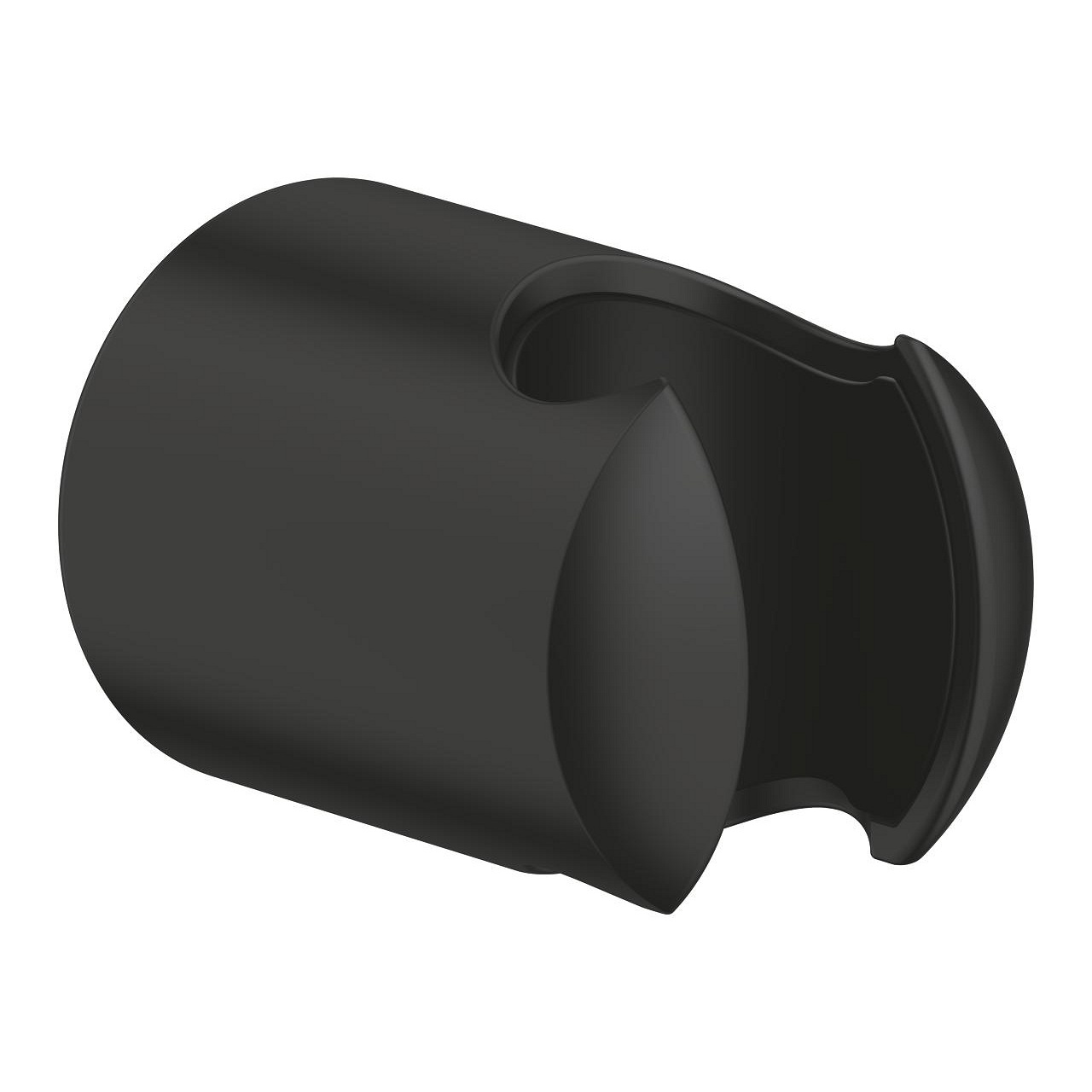 GROHE Vitalio Universal QuickFix - Supporto per Manopola Doccia Nero Opaco, Montaggio a Parete Non Regolabile, Forza di Tenuta Fino a 20 kg