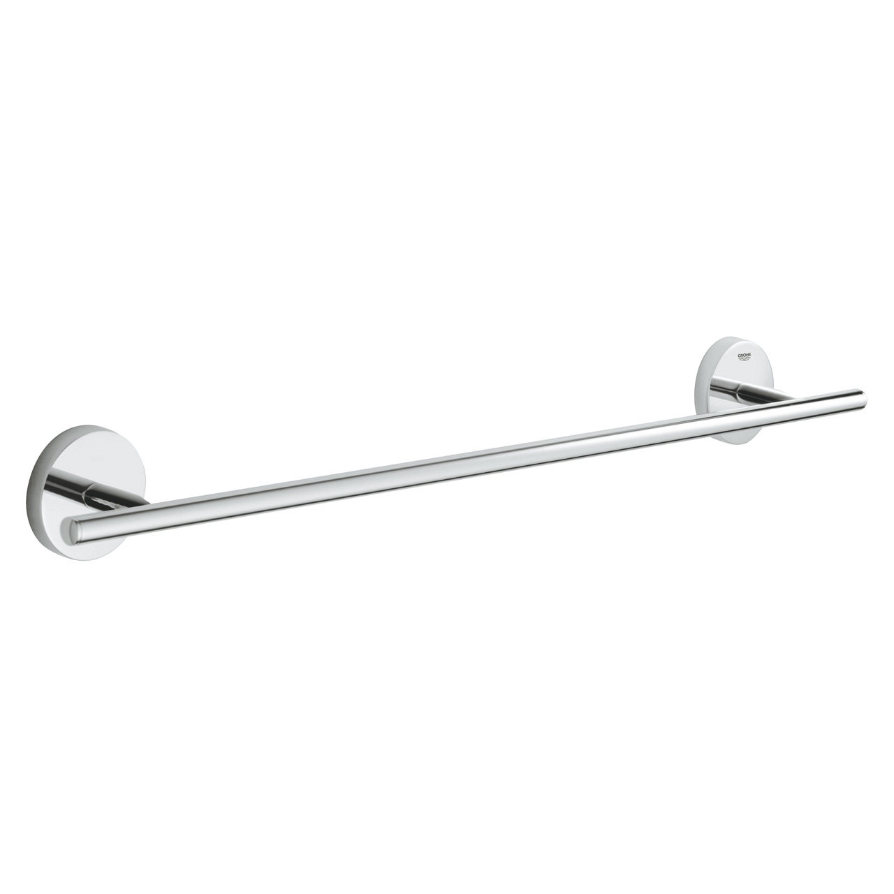 GROHE Start Cosmopolitan Portasciugamani Metallo Cromo - Fissaggio Nascosto, Installazione Facile con QuickGlue, Misura 522 mm