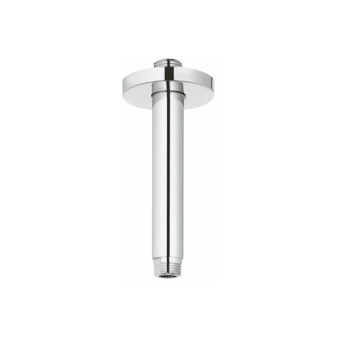 Grohe Rainshower Braccio a Soffitto per Soffione Doccia, Lunghezza 142 mm, Cromo Lucido, Compatibile con Docce Rainshower