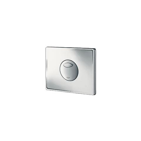 GROHE Skate 38862000 - Placca di Azionamento per WC in Cromo ABS con Tecnologia EcoJoy, Dimensioni 156 x 197 mm